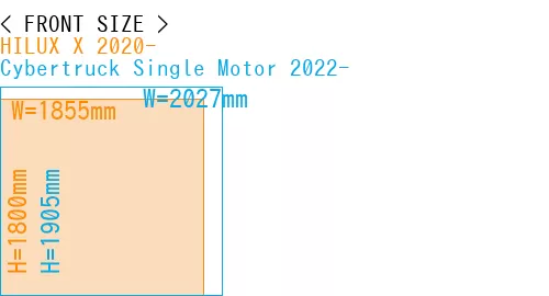 #HILUX X 2020- + Cybertruck Single Motor 2022-